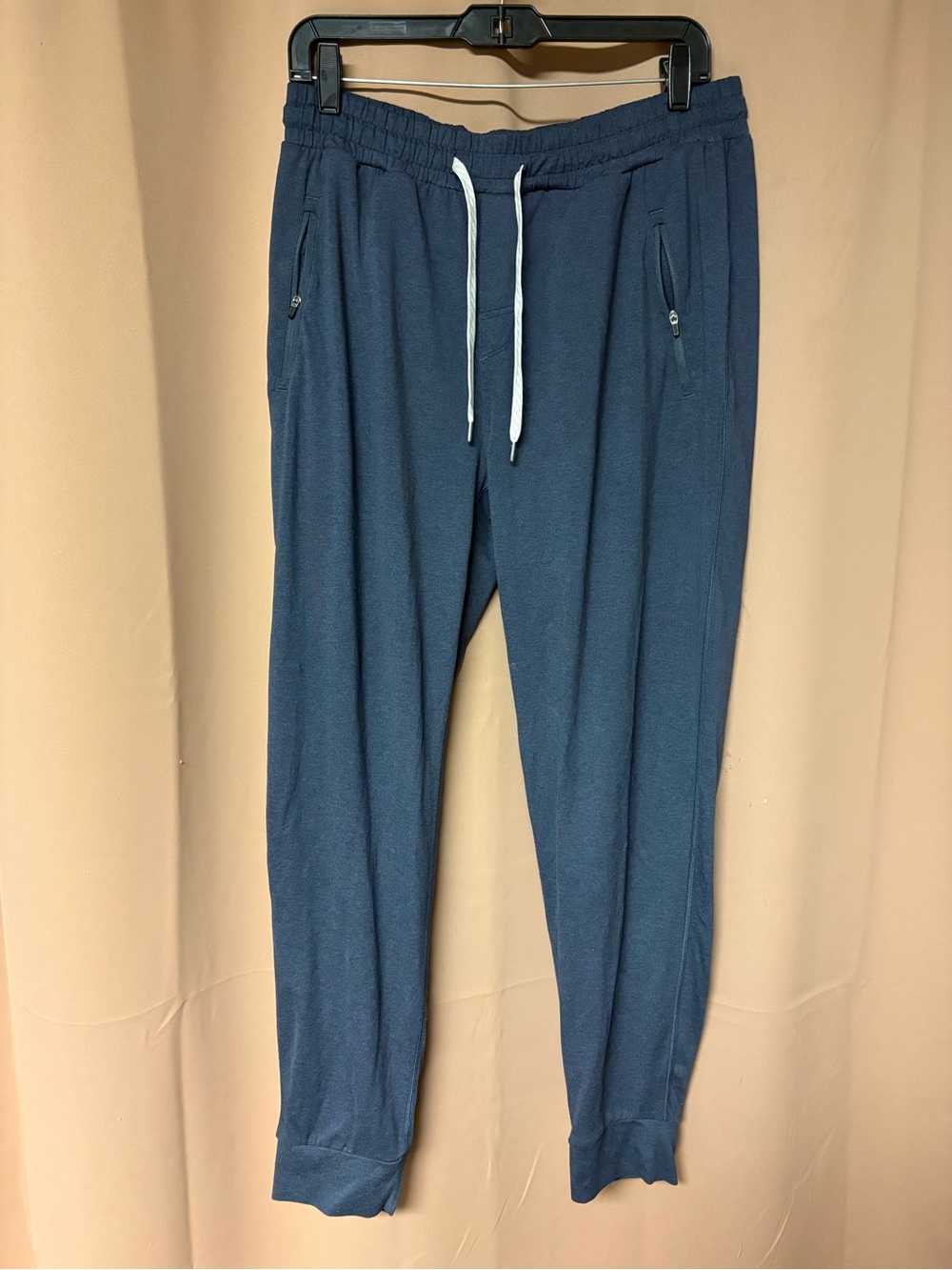 Vuori Pants Men XL Blue Ponto Performance Jogger Stretch Tapered Gym Athleisure